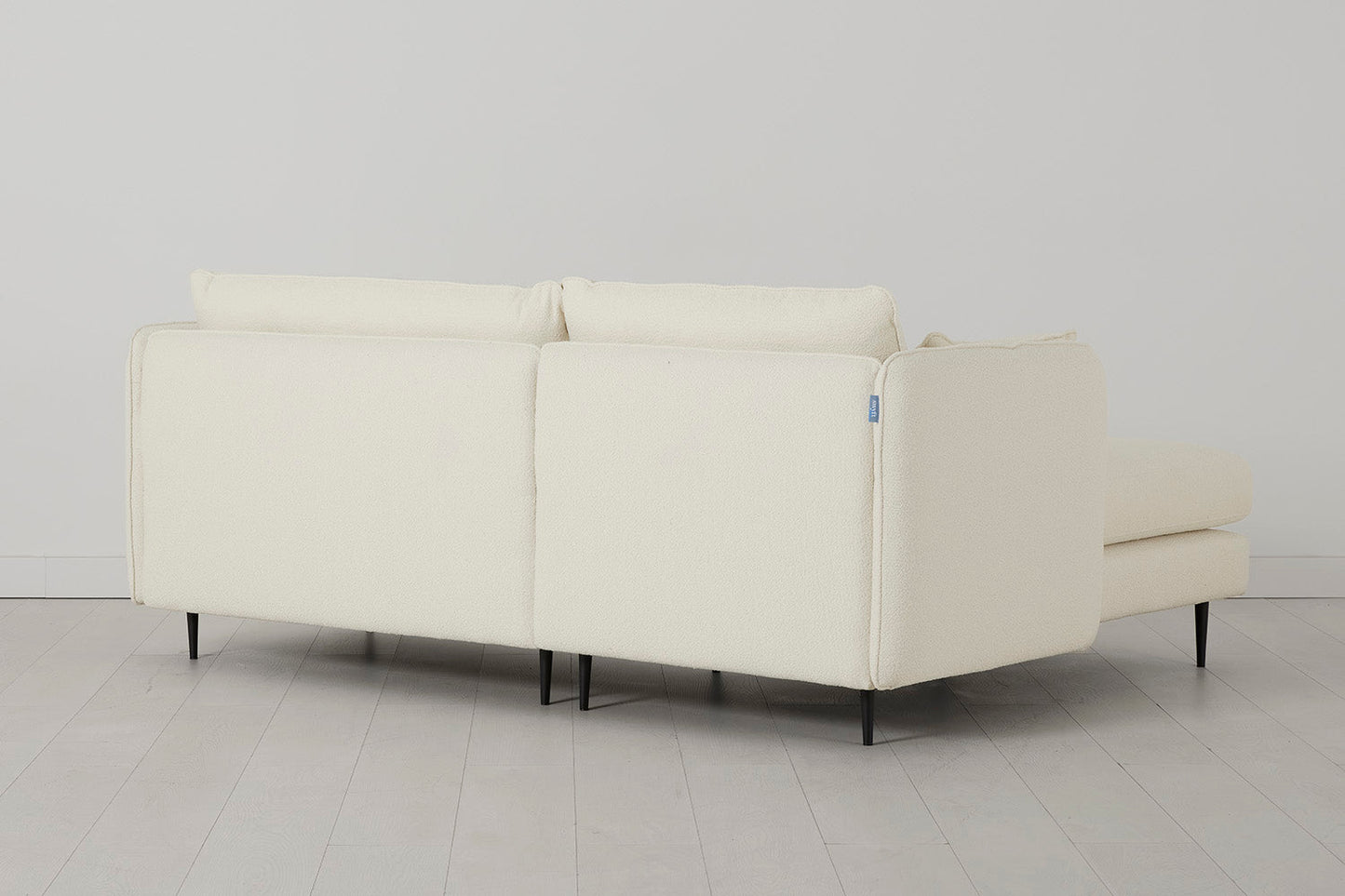 Model 19 3 Seater Left Chaise Sofa, Ivory
