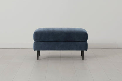 Model 19 Ottoman, Ocean — Front View