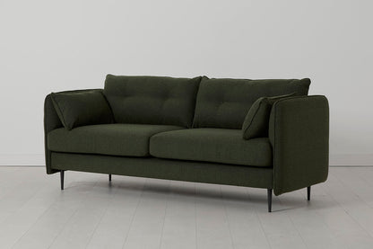 Model 19 3 Seater Sofa, Fern — Back view