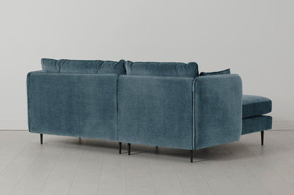 Model 19 Three-Seater Left Chaise Sofa, Hydro 03