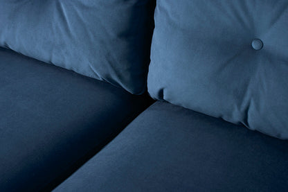 Model 19 2 Seater Sofa with Ottoman - Teal