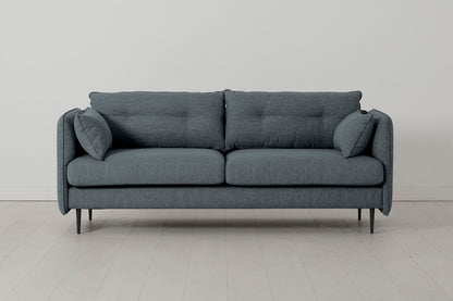 Model 19 3 Seater Sofa, Marine — Front view