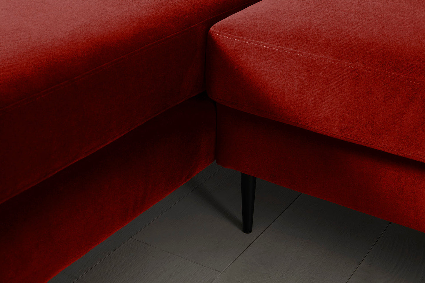 Model 19 3 Seater Left Chaise Sofa, Harissa