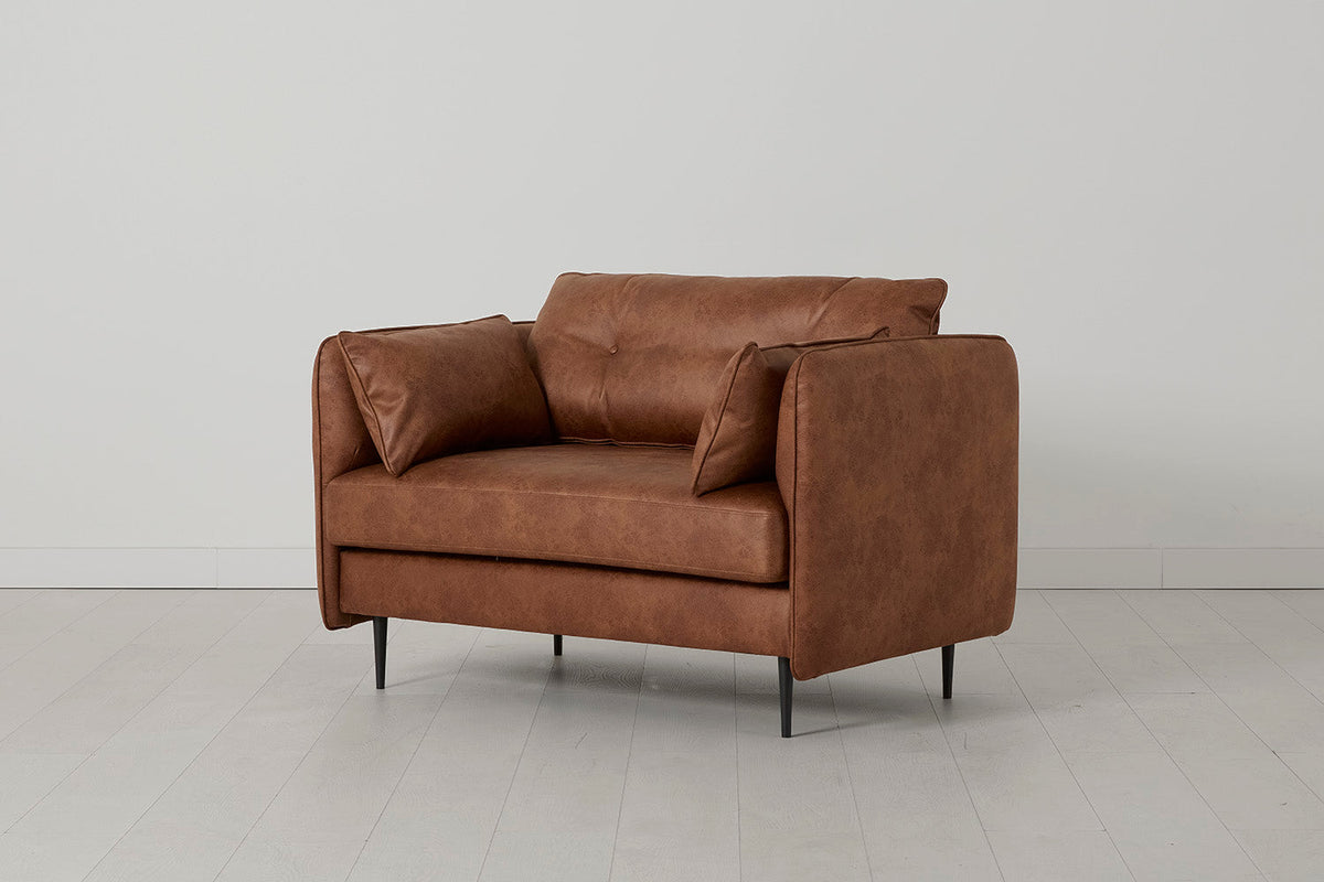 Model 19 Loveseat Sofa, Chestnut — Model 19 - Loveseat - Chestnut 04