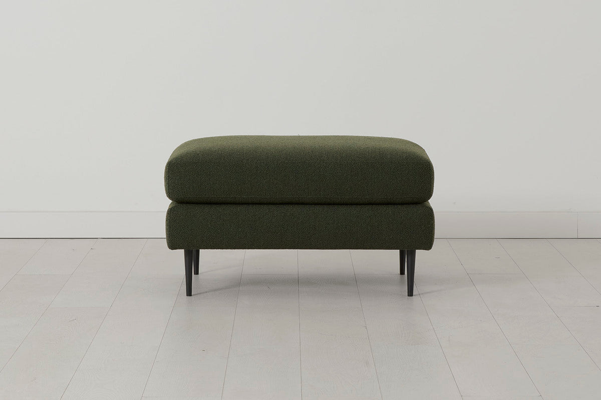 Model 19 Ottoman, Fern — front view
