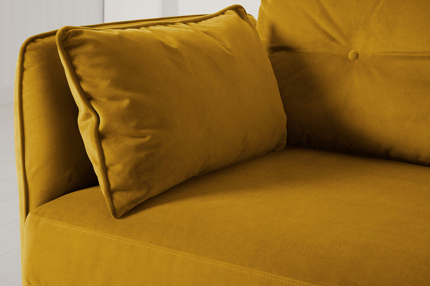 Model 19 3 Seater Sofa, Mustard