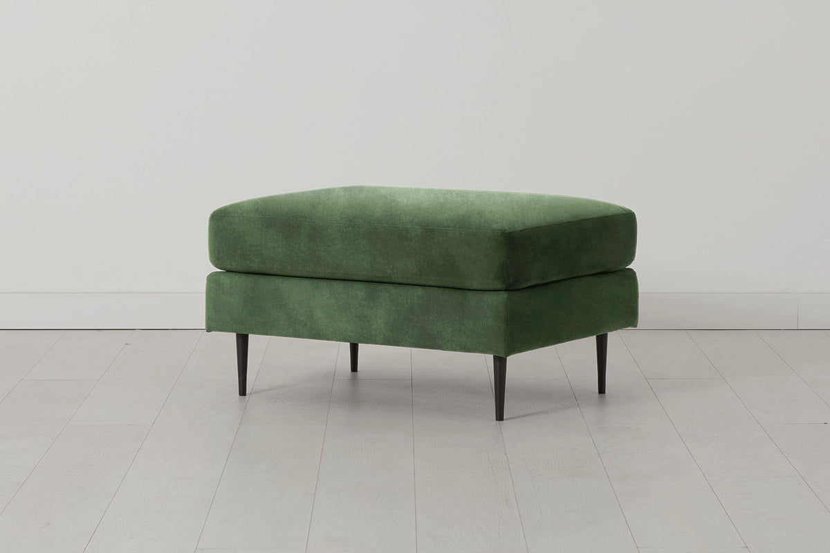 Model 19 Ottoman, Conifer — side view