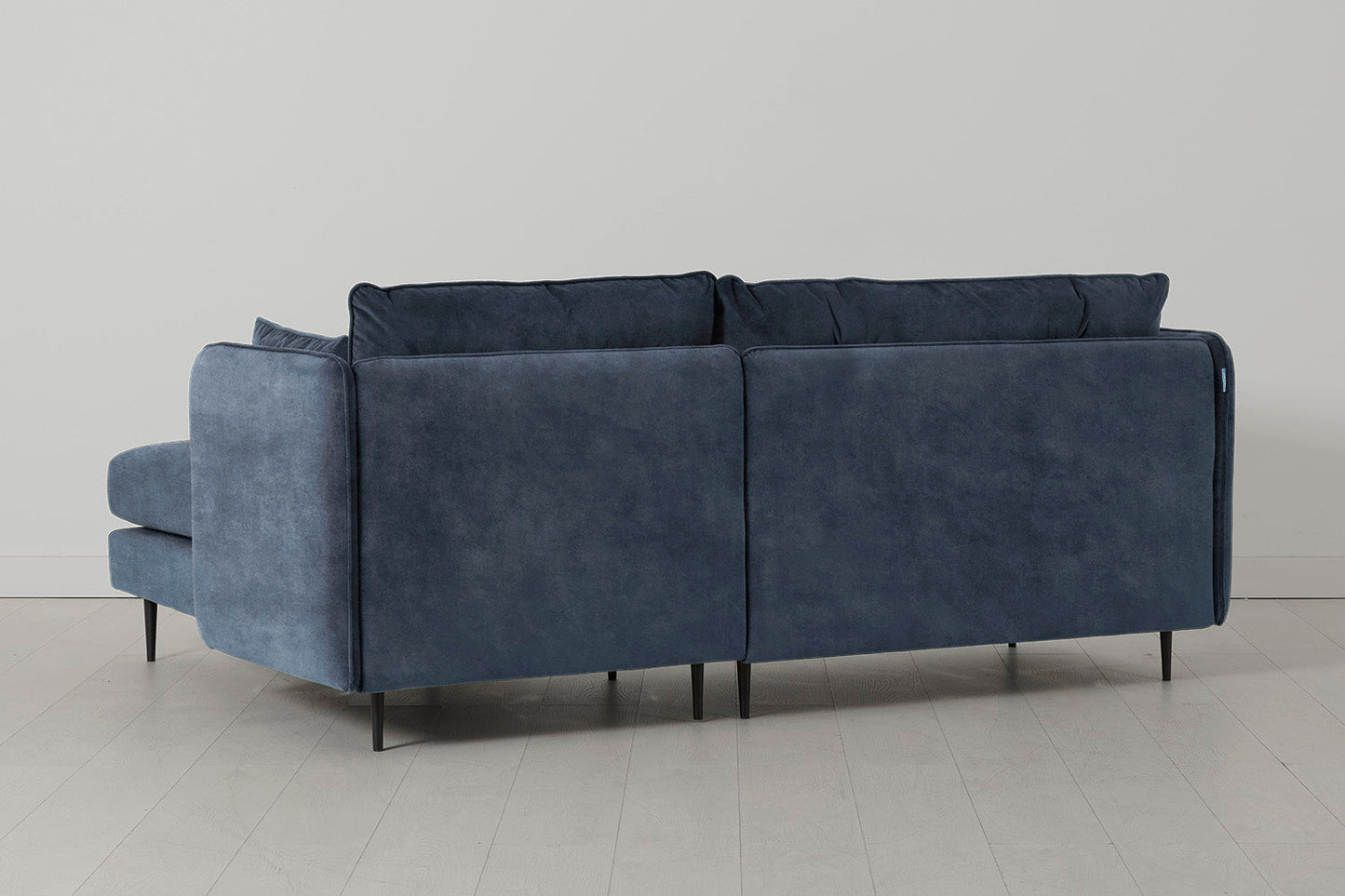 Model 19 3 Seater Right Chaise Sofa, Ocean