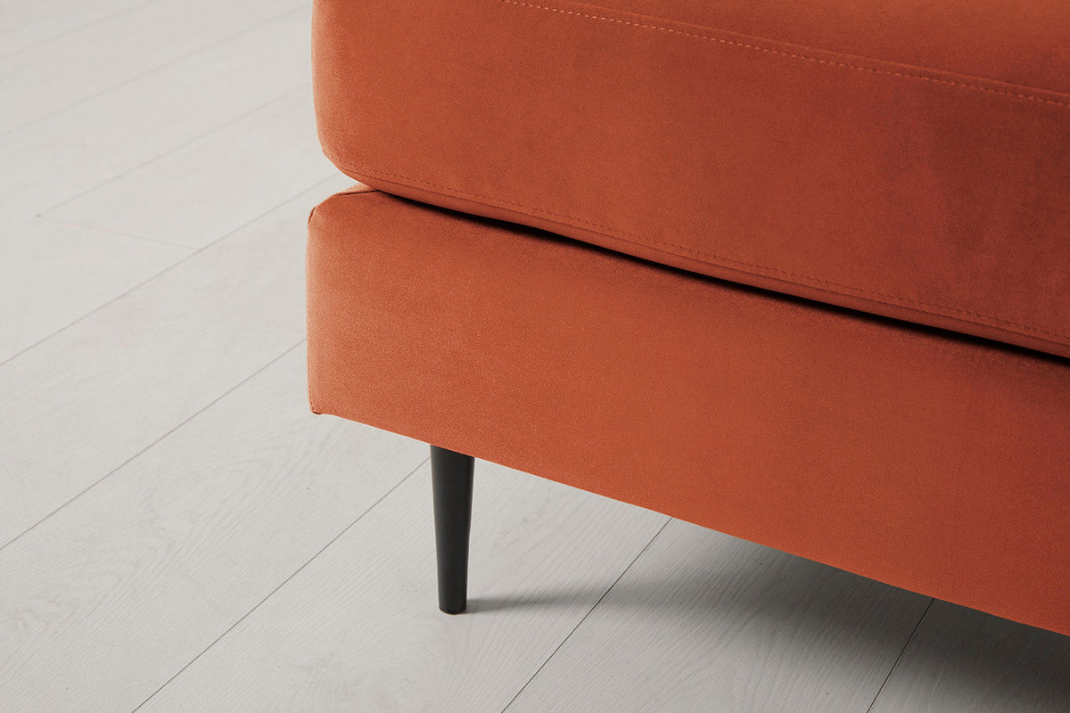 Model 19 Ottoman, Brick — Model 19 - Detail - Brick 12