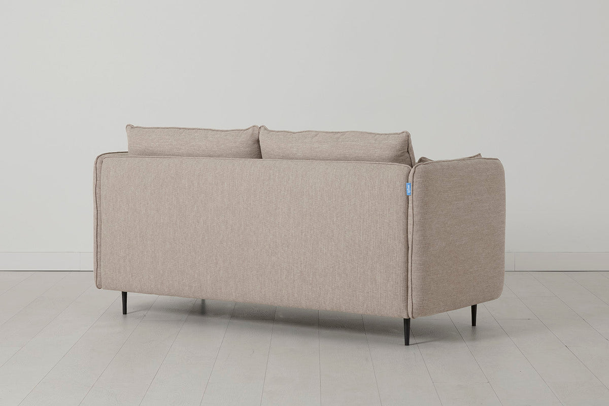 Model 19 2 Seater Sofa with Ottoman - Pumice