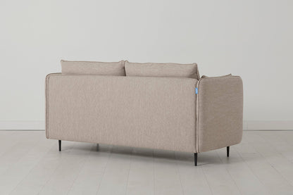 Model 19 2 Seater Sofa with Ottoman - Pumice