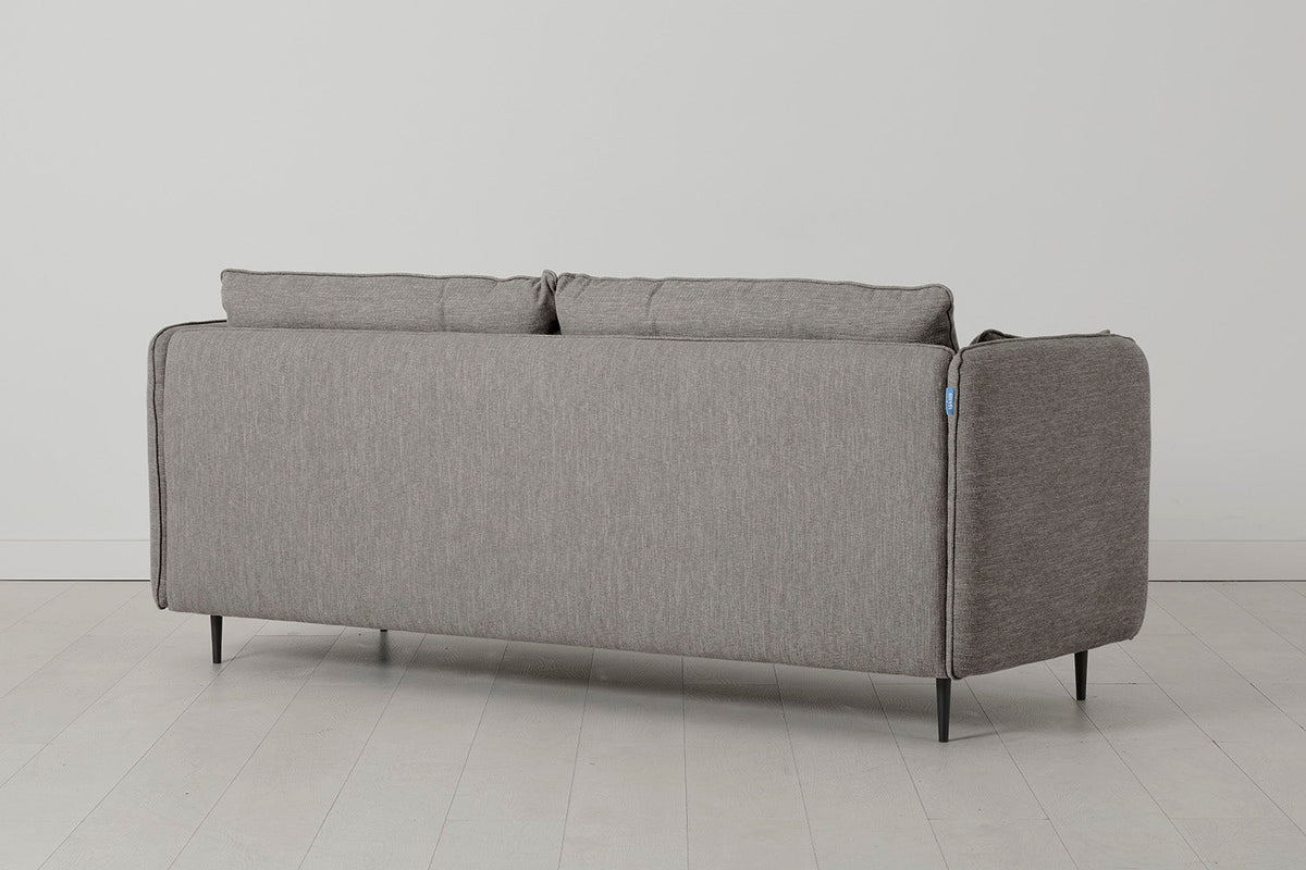 Model 19 3 Seater Sofa, Shadow — Angle View