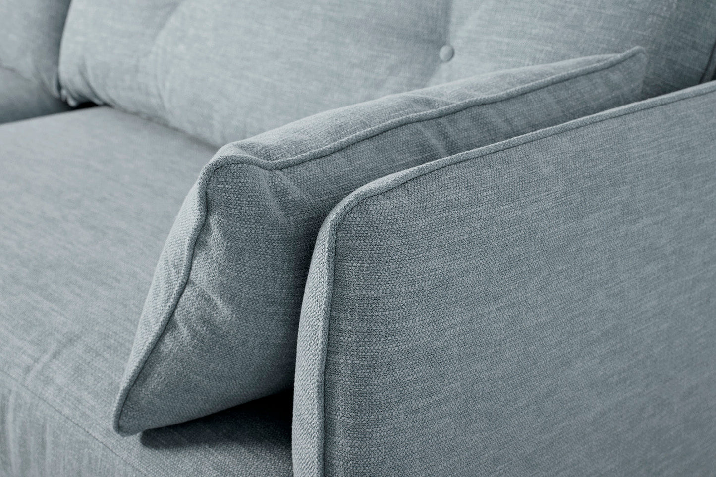 Model 19 3 Seater Sofa with Ottoman, Seaglass