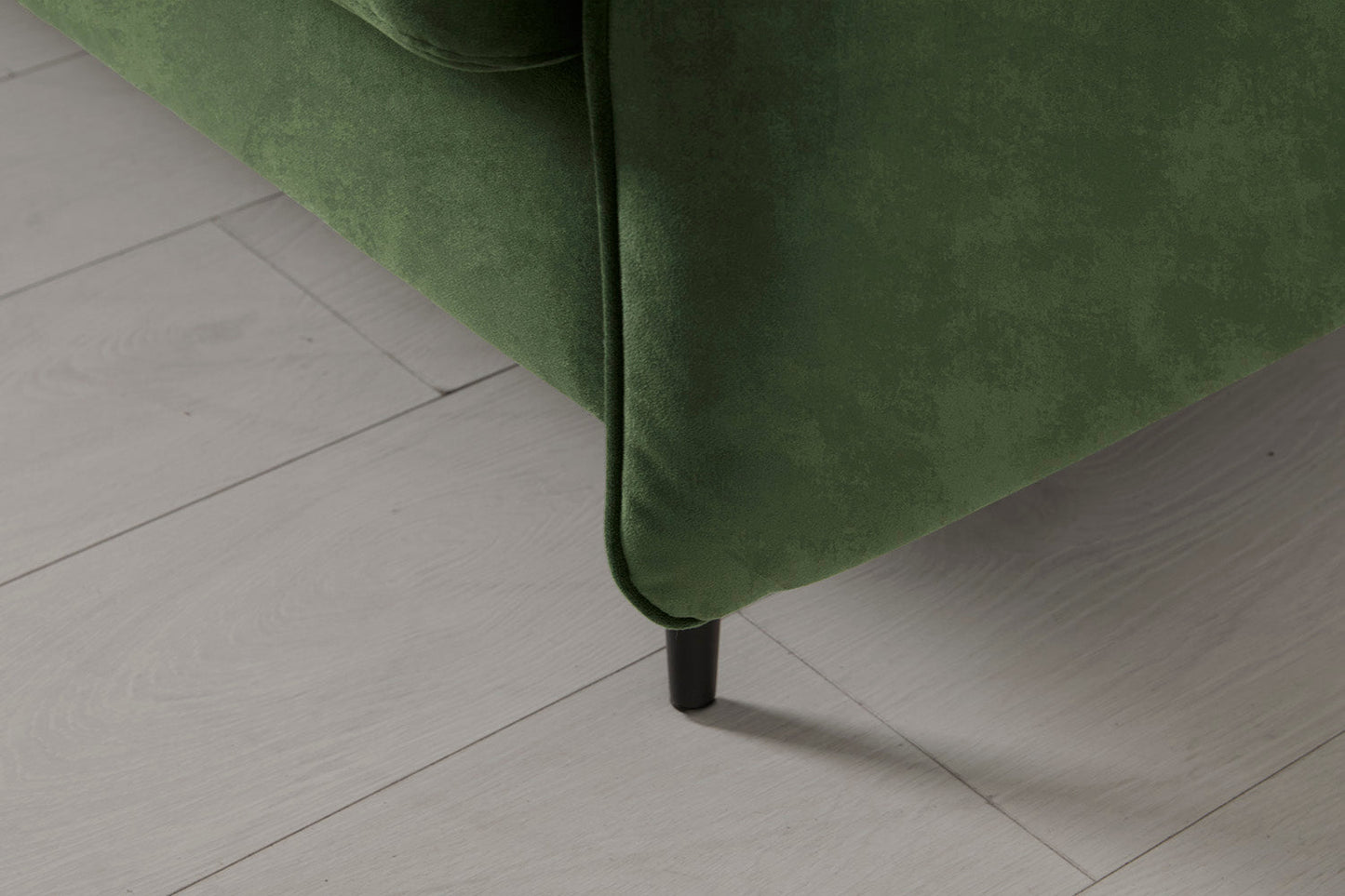 Model 19 3 Seater Sofa with Ottoman, Conifer