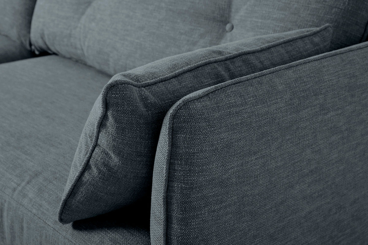 Model 19 3 Seater Sofa with Ottoman, Marine