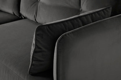 Model 19 2 Seater Sofa, Charcoal — Model 19 - Detail - Charcoal 02