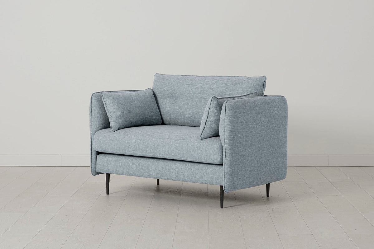 Model 19 Loveseat Sofa, Seaglass — Model 19 - Loveseat - Seaglass 04