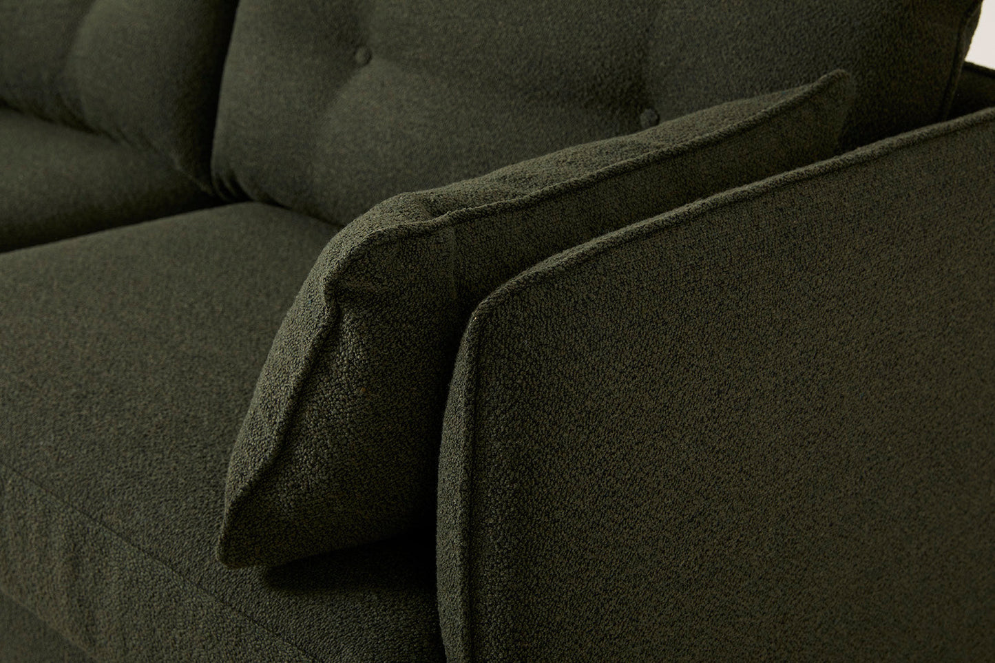Model 19 3 Seater Sofa with Ottoman, Fern