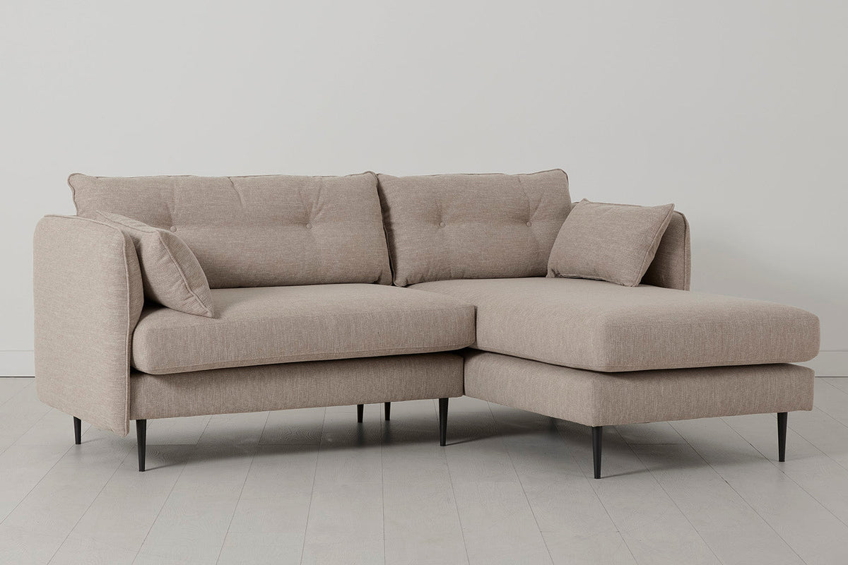 Model 19 3 Seater Right Chaise Sofa, Pumice — Model 19 - Right Chaise Sofa - Pumice 02