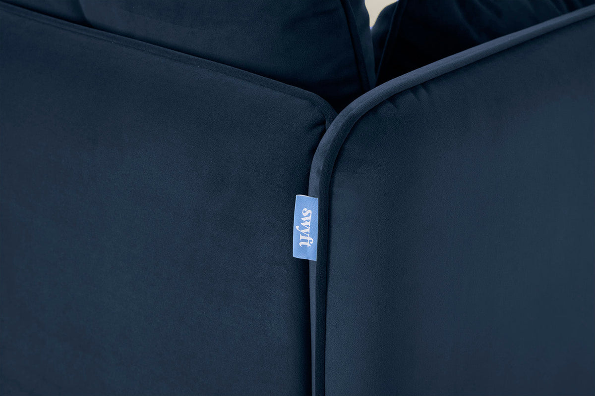 Model 19 Three-Seater Left Chaise Sofa, Indigo — Detail 04