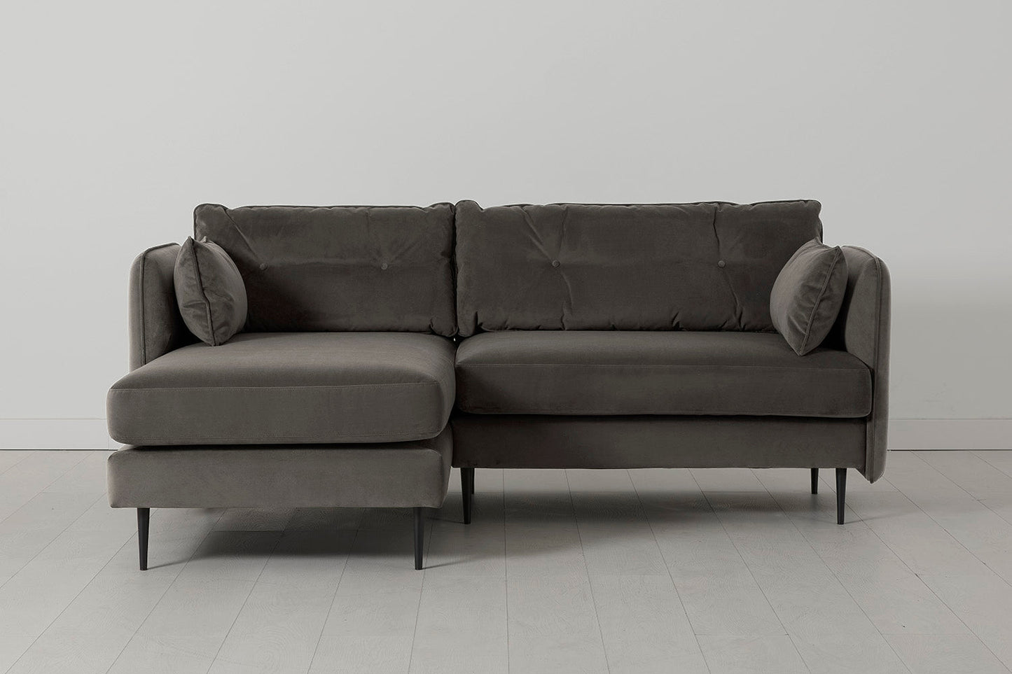 Model 19 3 Seater Left Chaise Sofa, Elephant