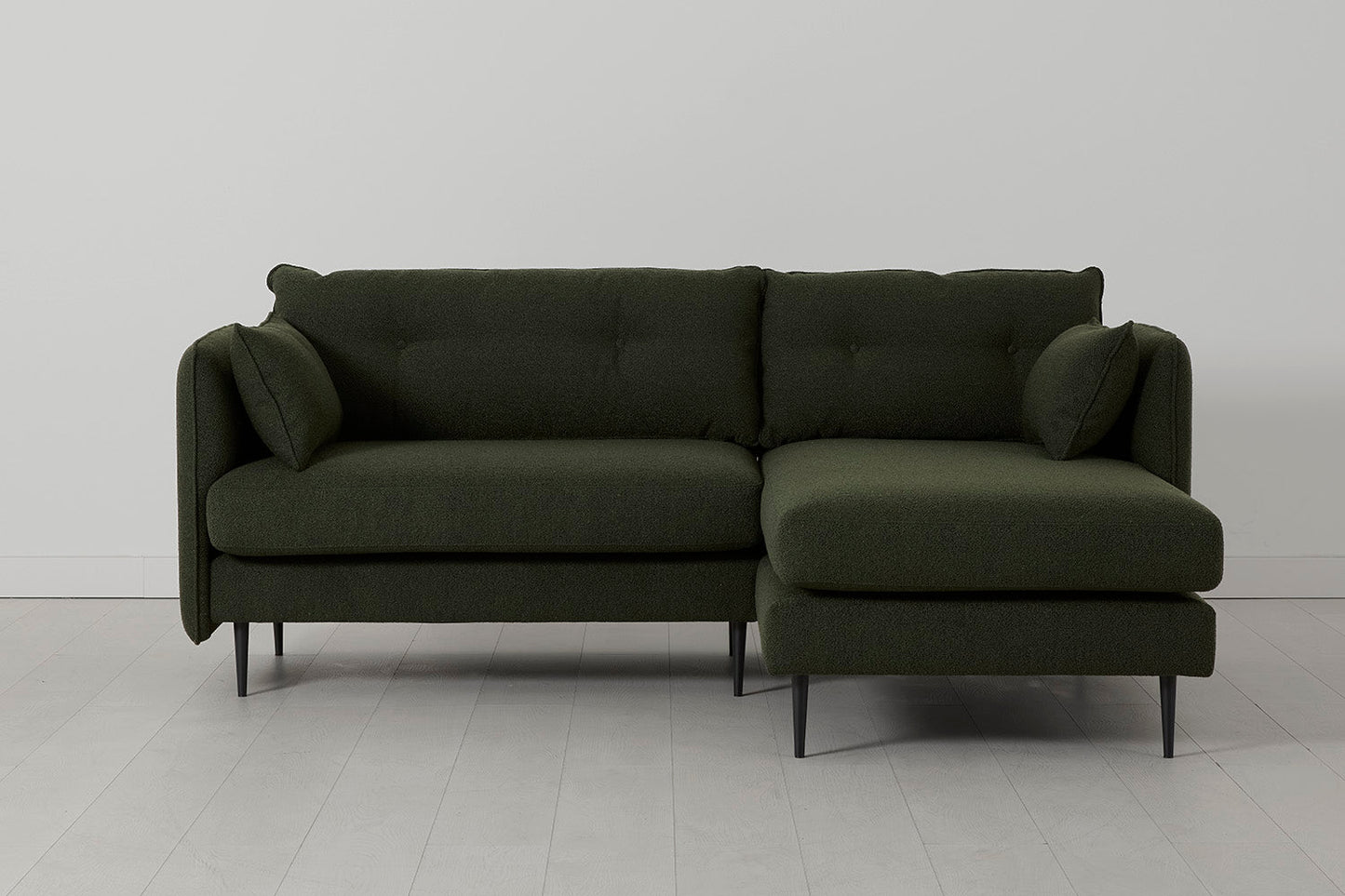 Model 19 3 Seater Right Chaise Sofa, Fern