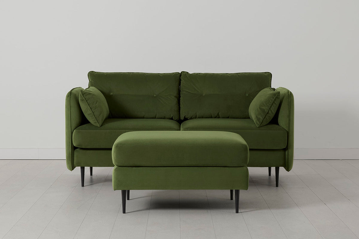 Model 19 2 Seater Sofa with Ottoman Vine 02