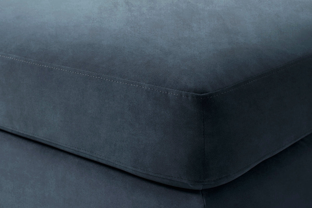 Model 19 Ottoman, Ocean — Detail View
