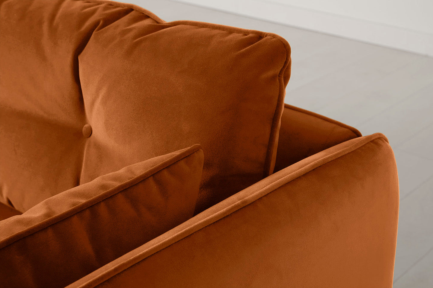 Model 19 3 Seater Left Chaise Sofa, Bronze