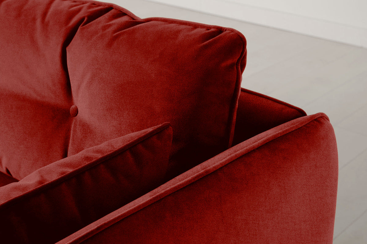 Model 19 3 Seater Sofa with Ottoman, Harissa