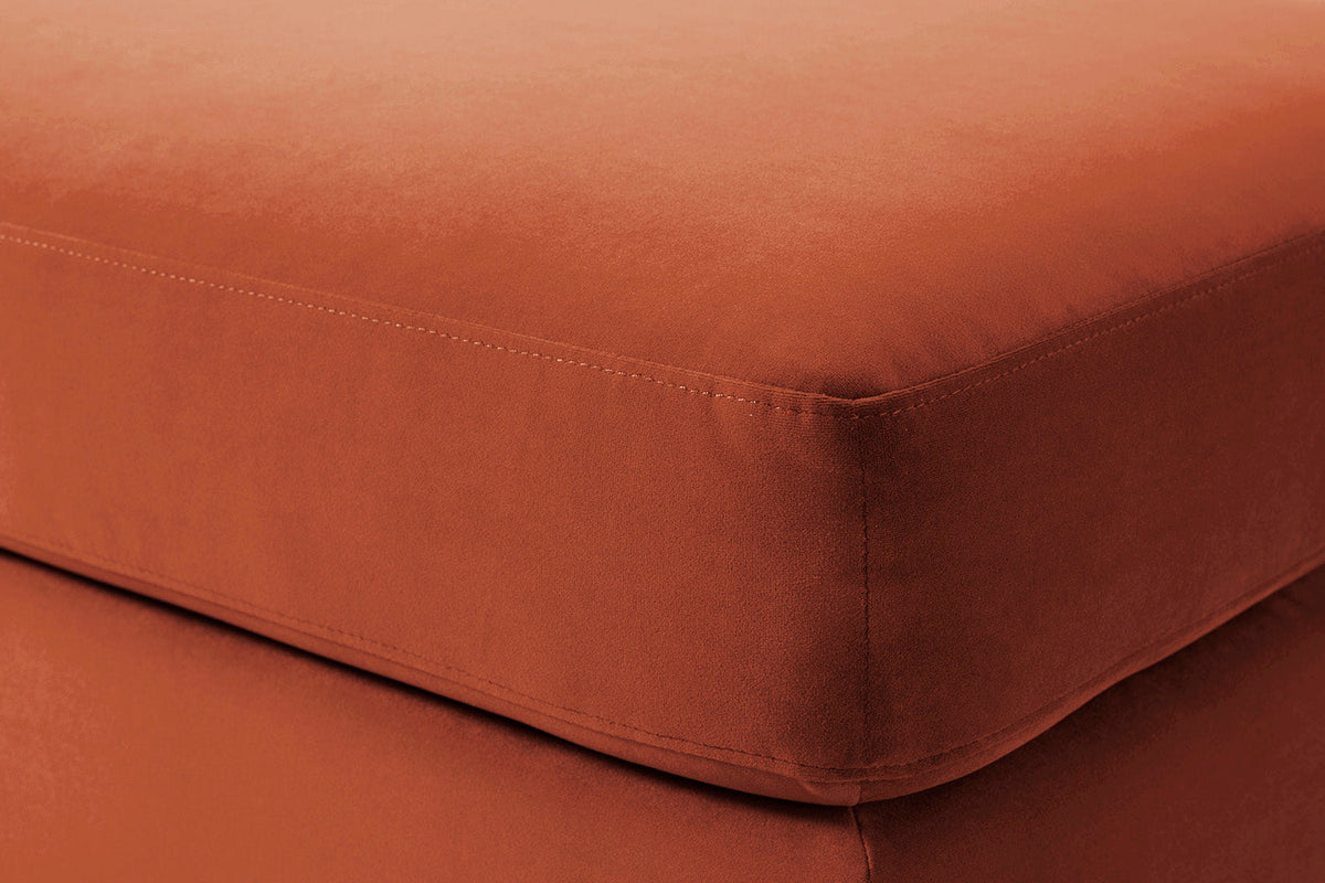 Model 19 Ottoman, Brick — Model 19 - Detail - Brick 13
