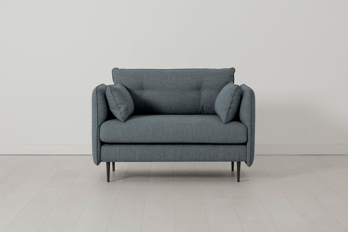 Model 19 Loveseat Sofa, Marine — Model 19 - Loveseat - Marine 01