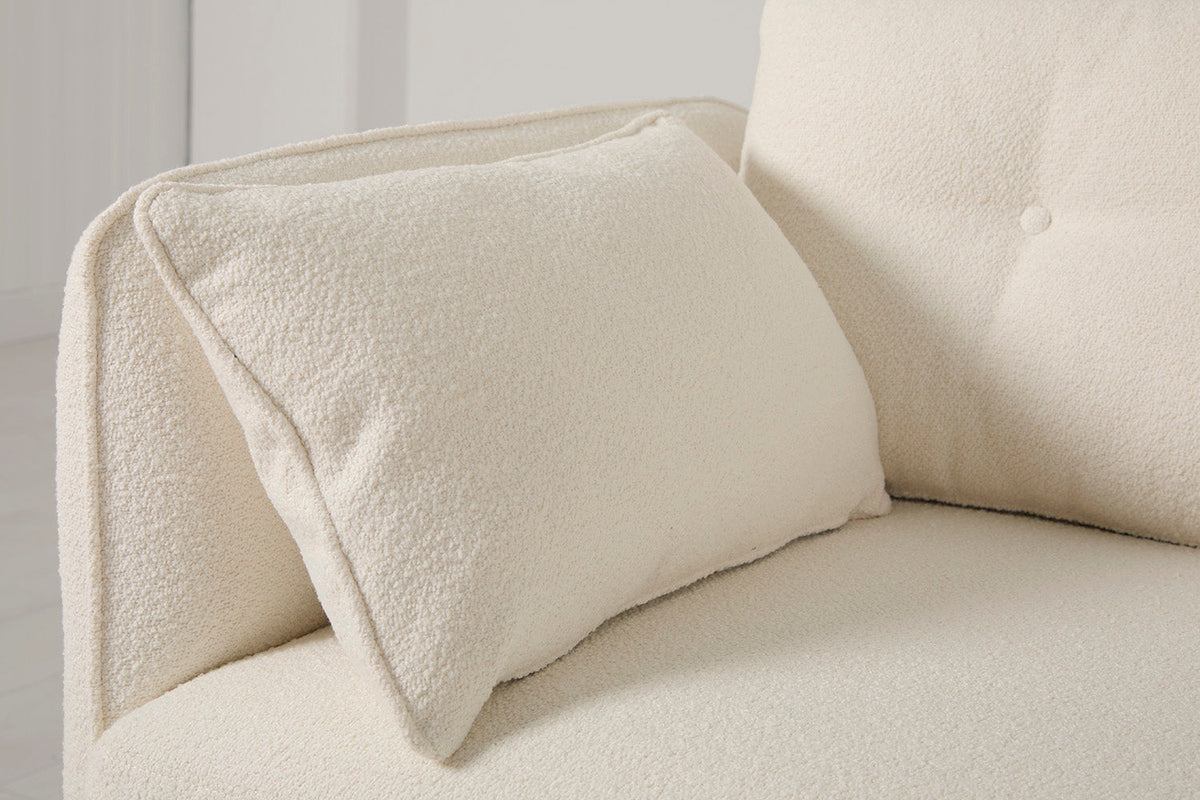 Model 19 Loveseat Sofa, Ivory — Model 19 - Detail - Ivory 06