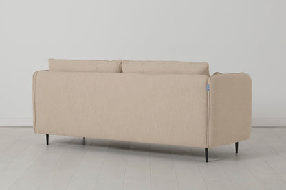 Model 19 3 Seater Sofa with Ottoman Oatmeal 05