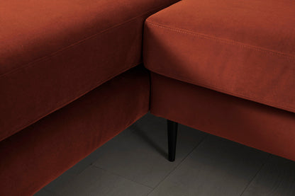 Model 19 3 Seater Left Chaise Sofa, Brick — Model 19 - Detail - Brick 01