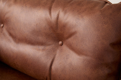 Model 19 2 Seater Sofa, Chestnut — Model 19 - Detail - Chestnut 06