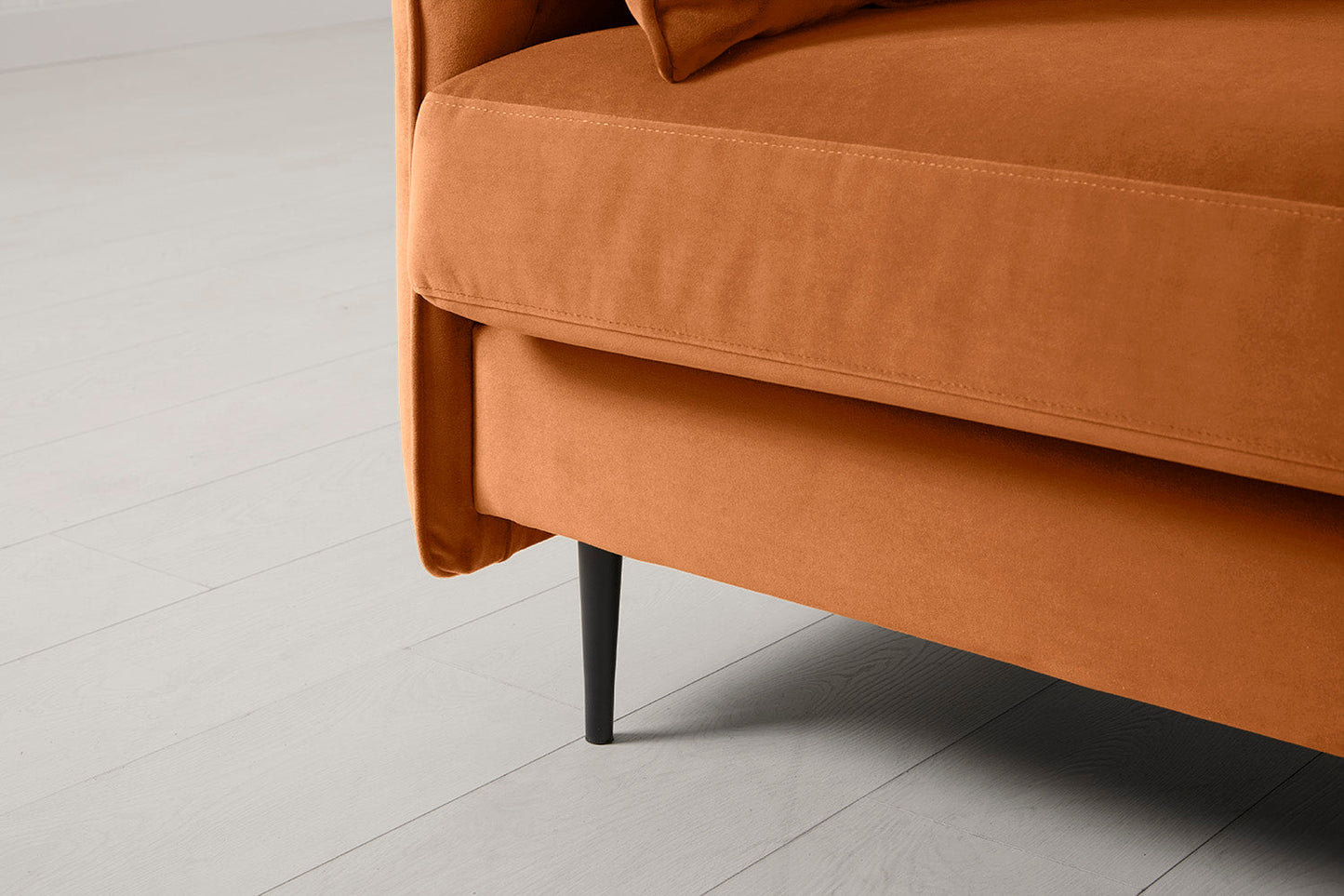 Model 19 2 Seater Sofa with Ottoman, Bronze
