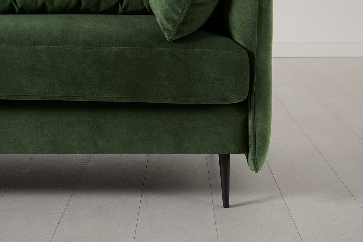 Model 19 3 Seater Sofa, Conifer — Detail