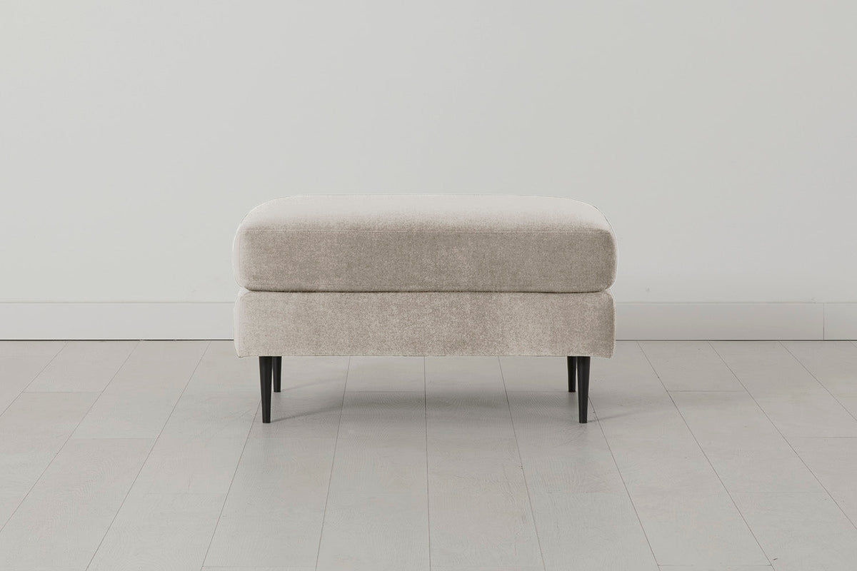 Model 19 Ottoman, Chalk — Model 19 - Ottoman - Chalk 01