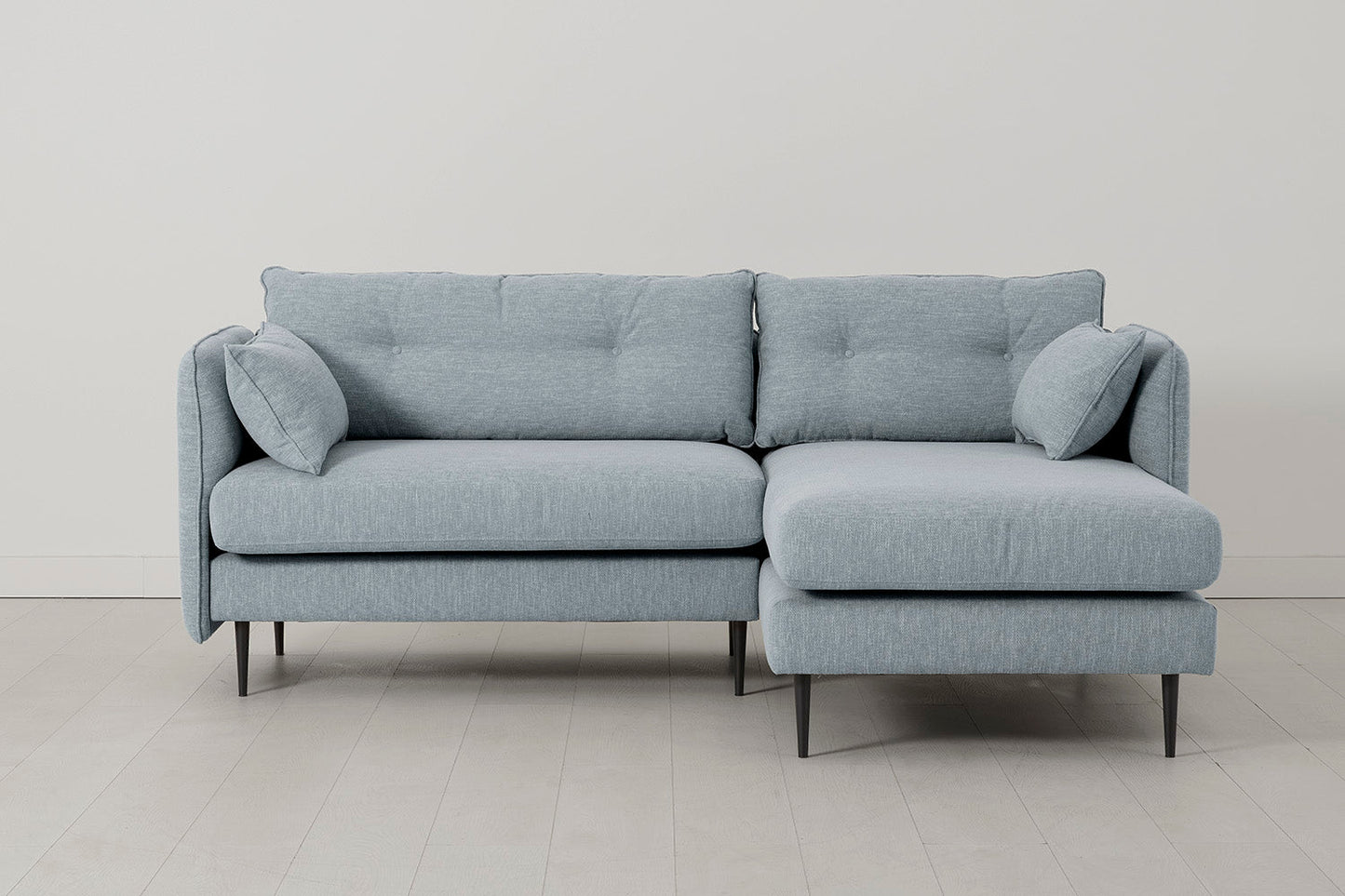 Model 19 3 Seater Right Chaise Sofa, Seaglass