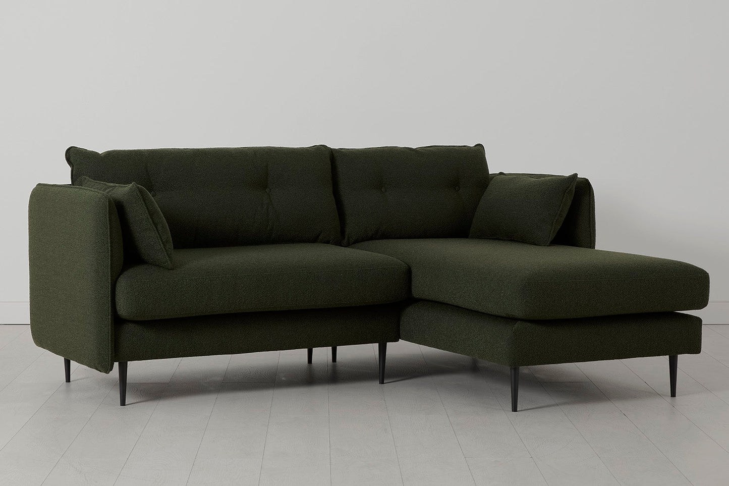Model 19 3 Seater Right Chaise Sofa, Fern
