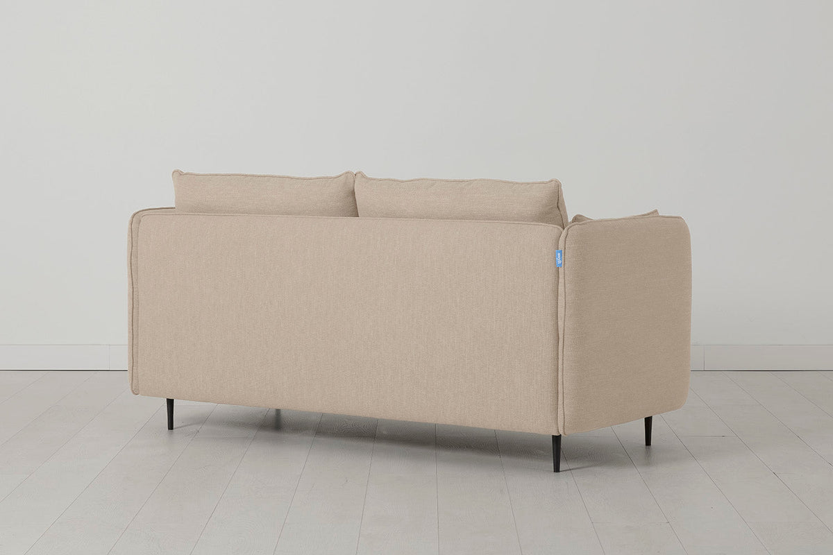 Model 19 2 Seater Sofa with Ottoman - Oatmeal
