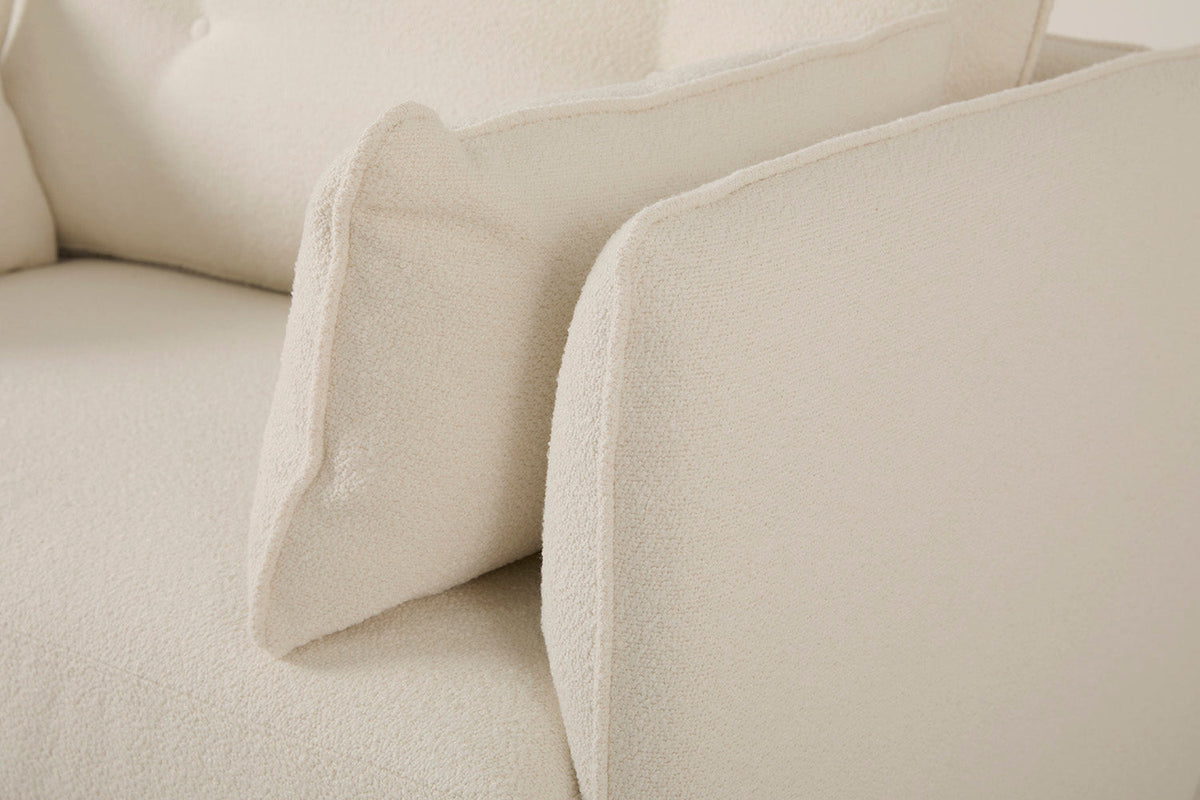 Model 19 Loveseat Sofa, Ivory — Model 19 - Detail - Ivory 11