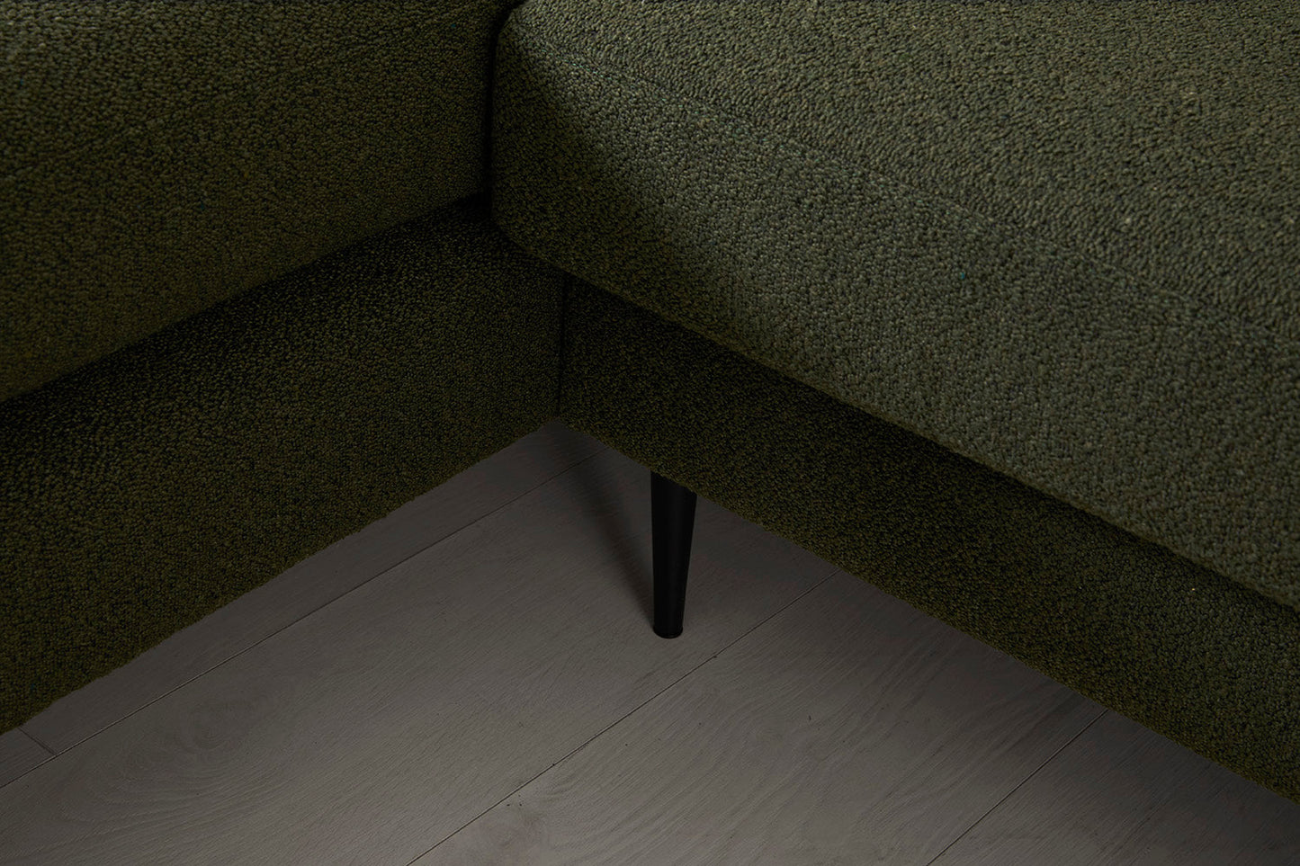 Model 19 3 Seater Left Chaise Sofa, Fern