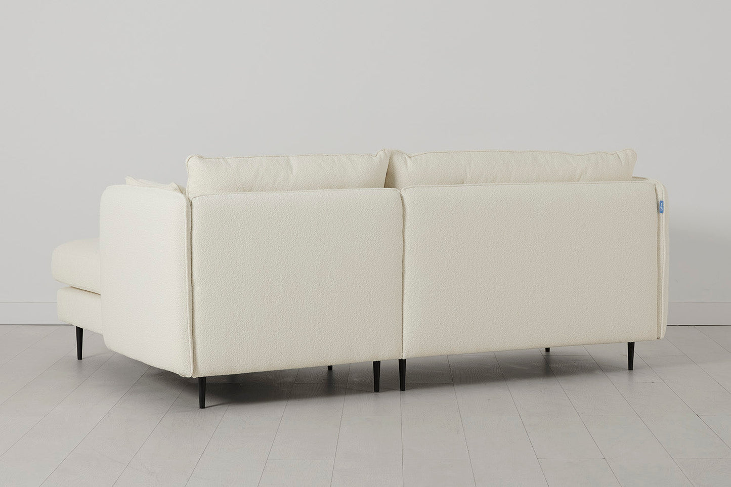 Model 19 3 Seater Right Chaise Sofa, Ivory