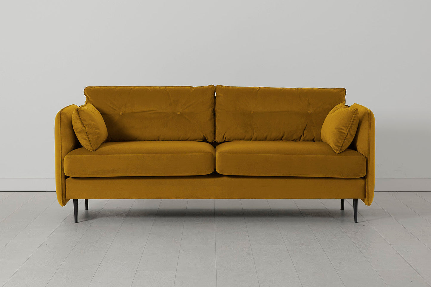 Model 19 3 Seater Sofa, Mustard