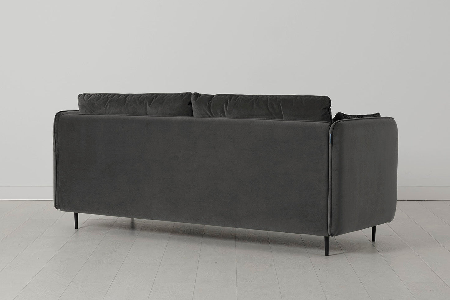 Model 19 3 Seater Sofa with Ottoman, Charcoal