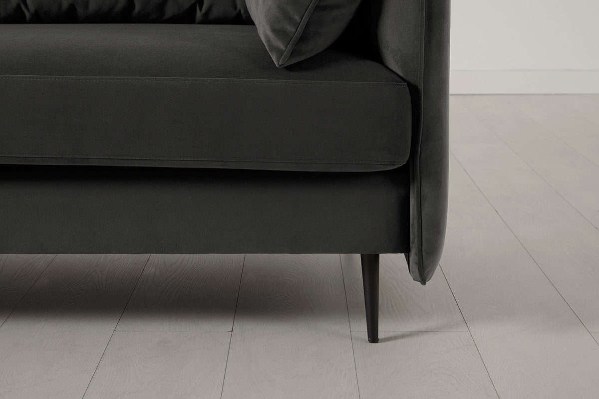Model 19 2 Seater Sofa, Charcoal — Model 19 - Detail - Charcoal 10