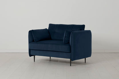 Model 19 Loveseat Sofa, Indigo — Model 19 - Loveseat - Indigo 04