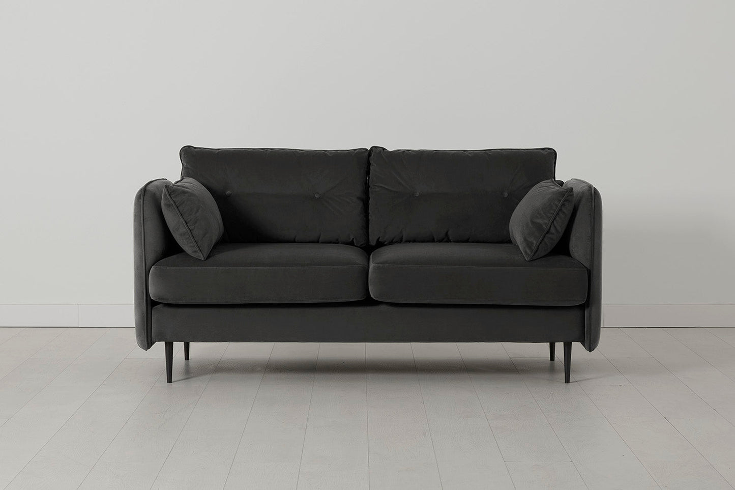 Model 19 2 Seater Sofa, Charcoal
